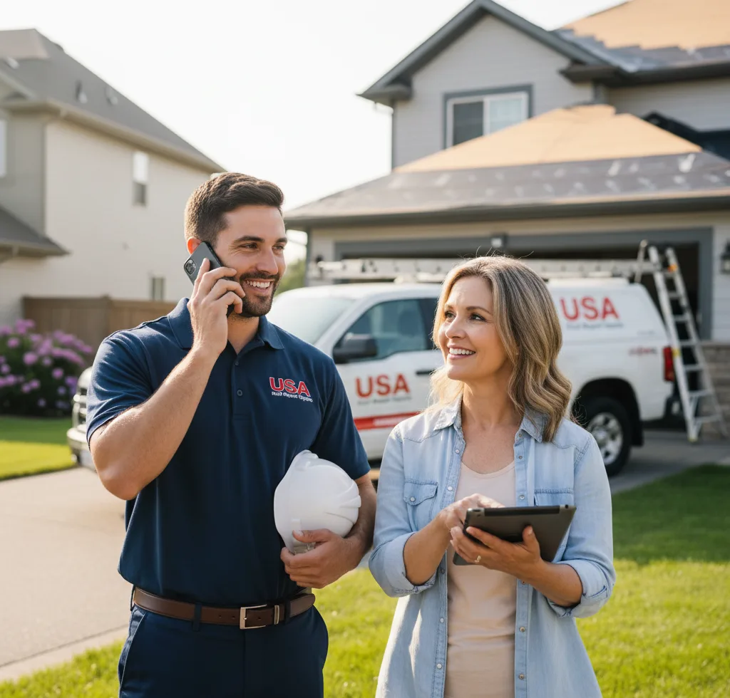 USA Roof Repair Experts customer support in Oakley